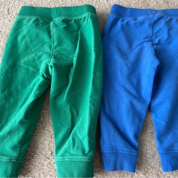 Primary Kids Green and Blue Jogger Pants 12-18 months EUC - Picture 6 of 8